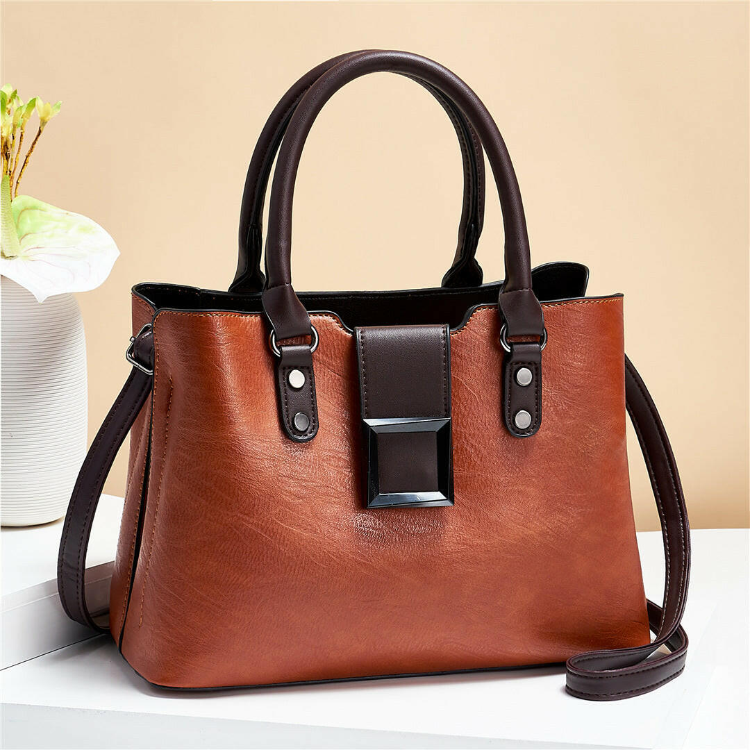 Women Shoulder Bag Big Buckle Handbags Work Daily Office Crossbody Bags Kashur Mart .