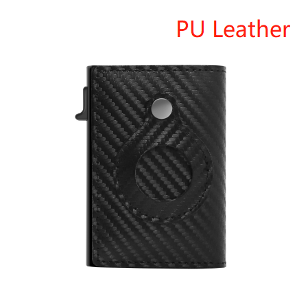 Rfid Card Holder Men Wallets Money Bag Male Black Short Purse Small Leather Slim Wallets Mini Wallets For Airtag Air Tag Kashur Mart .