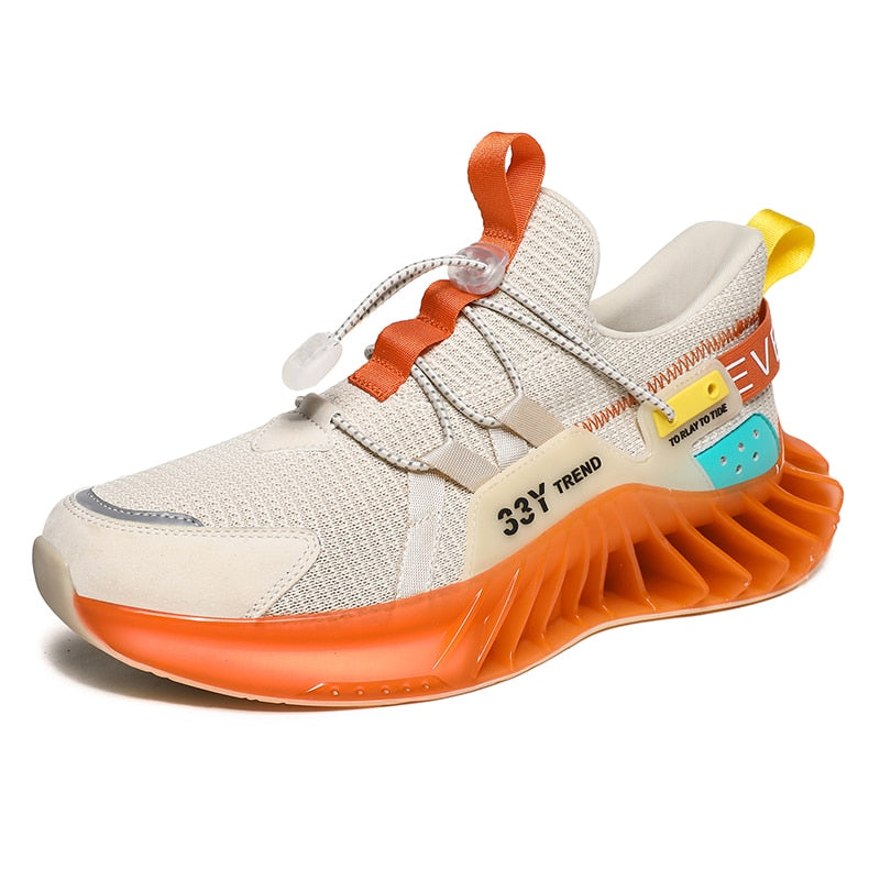 New Men Blade Shoes Casual Sneakers Men Soft High Quality Reflective Shoes Breathable Flying Woven Sneakers Male Chaussure Homme(A29)