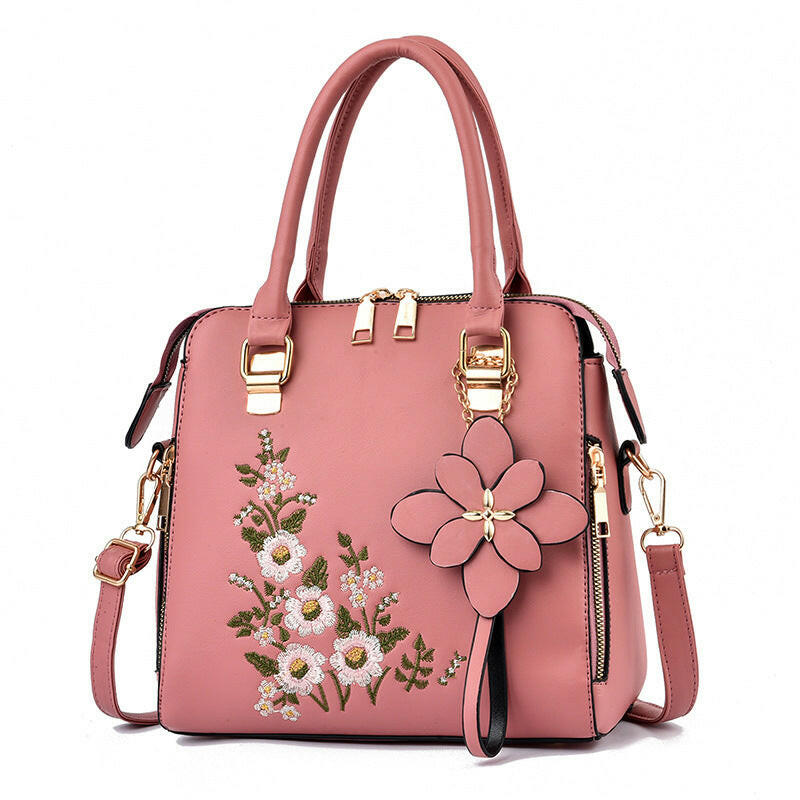 Fashion Flowers Embroidered Handbag Women Shoulder Messenger Bags Kashur Mart .