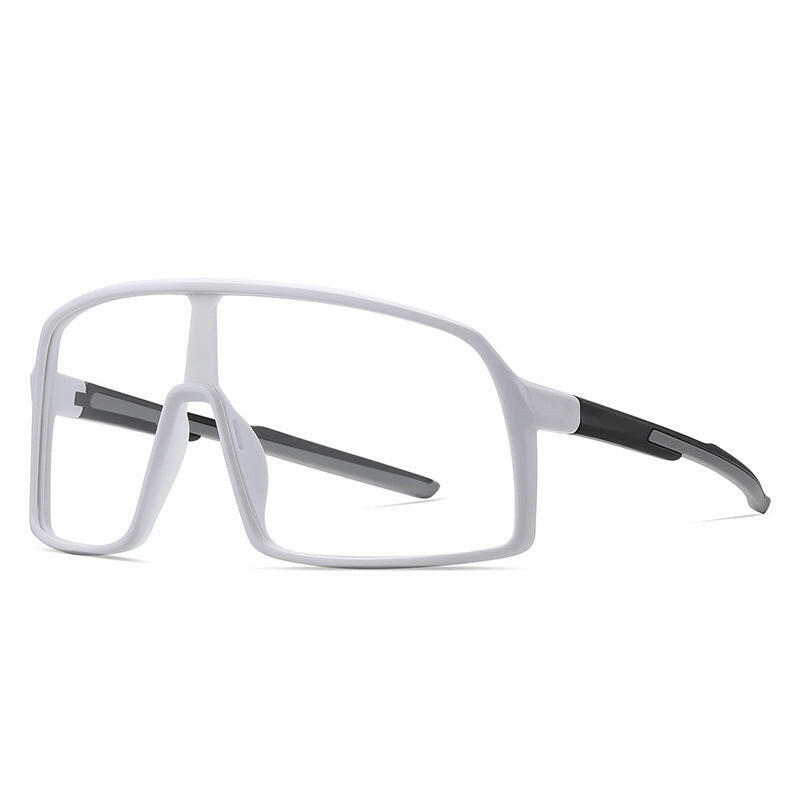 Mens Fashion Simple One Piece Large Frame Sunglasses.