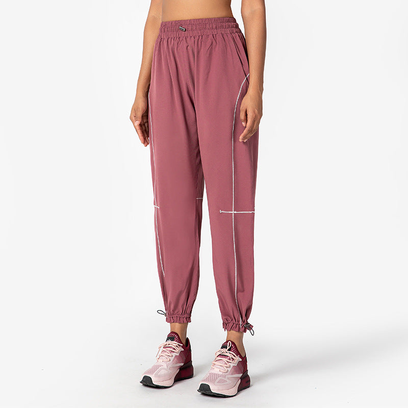 Sports Pants Female Loose Tappered Running Trousers.