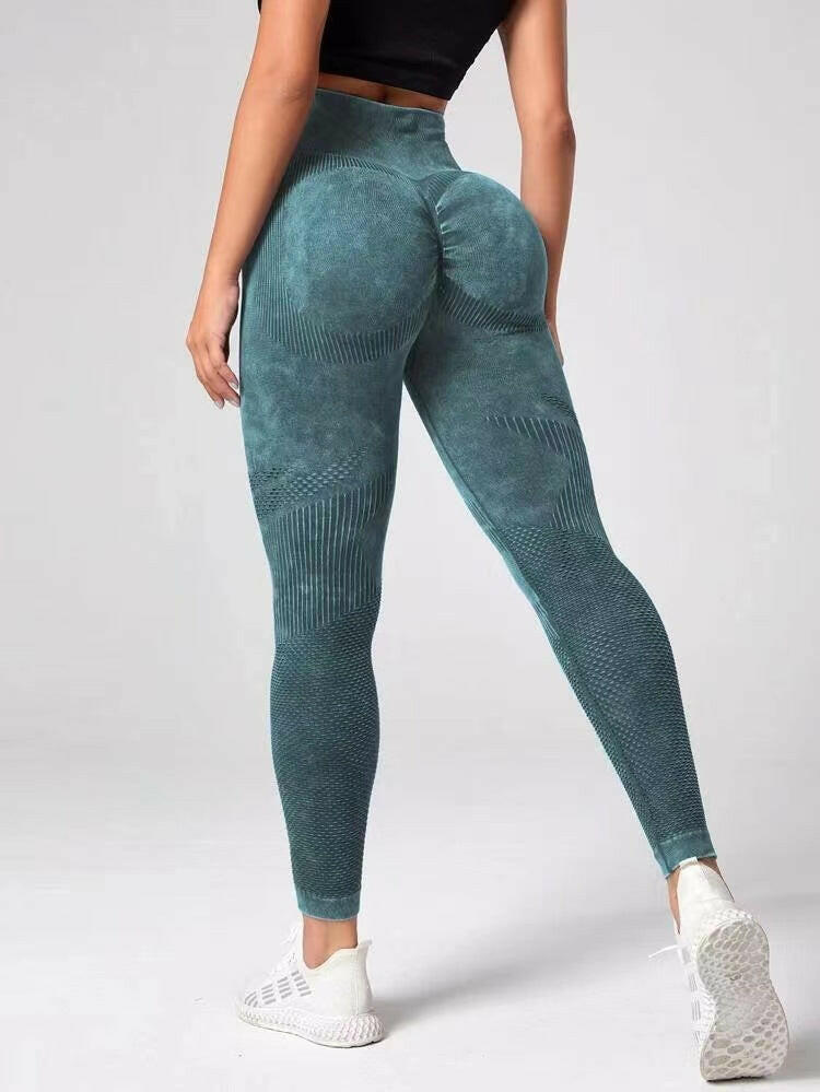 Hollow Design Seamless Leggings High Waist Hip Lifting Running Sports Fitness Yoga Pants Fashion Womens Clothing.
