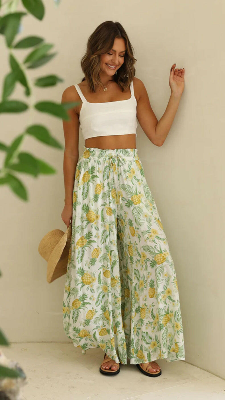 Womens Pants Wide Leg Loose Comfy Lounge Sweatpants With Pockets.
