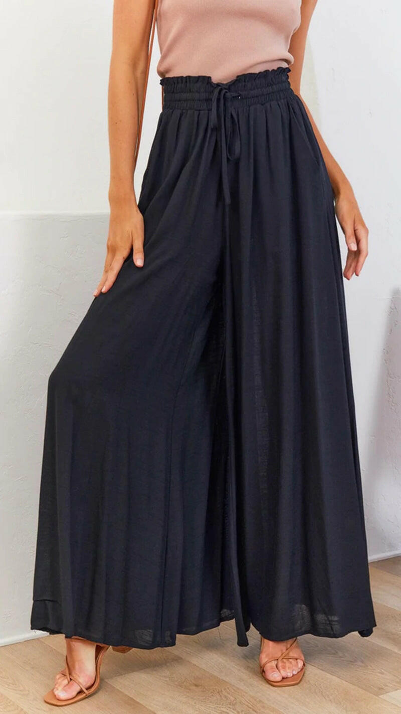 Womens Pants Wide Leg Loose Comfy Lounge Sweatpants With Pockets.