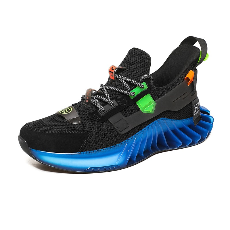 New Men Blade Shoes Casual Sneakers Men Soft High Quality Reflective Shoes Breathable Flying Woven Sneakers Male Chaussure Homme(A31 A32)
