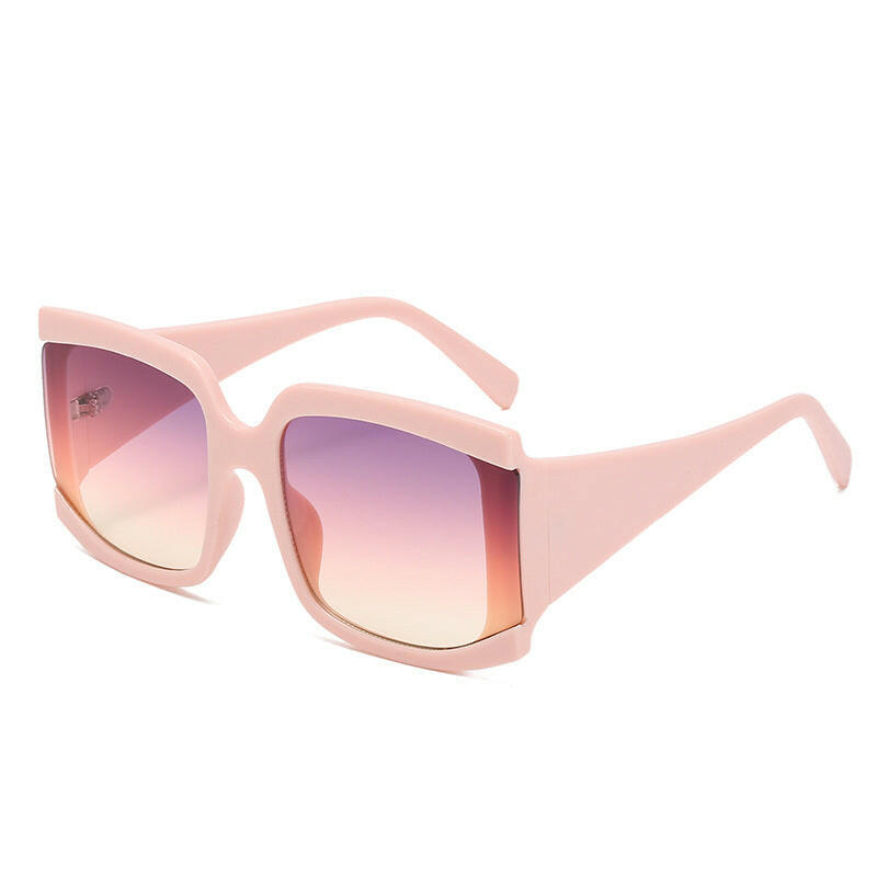 Square Large Frame Sunglasses Fashion Trend Sunglasses.