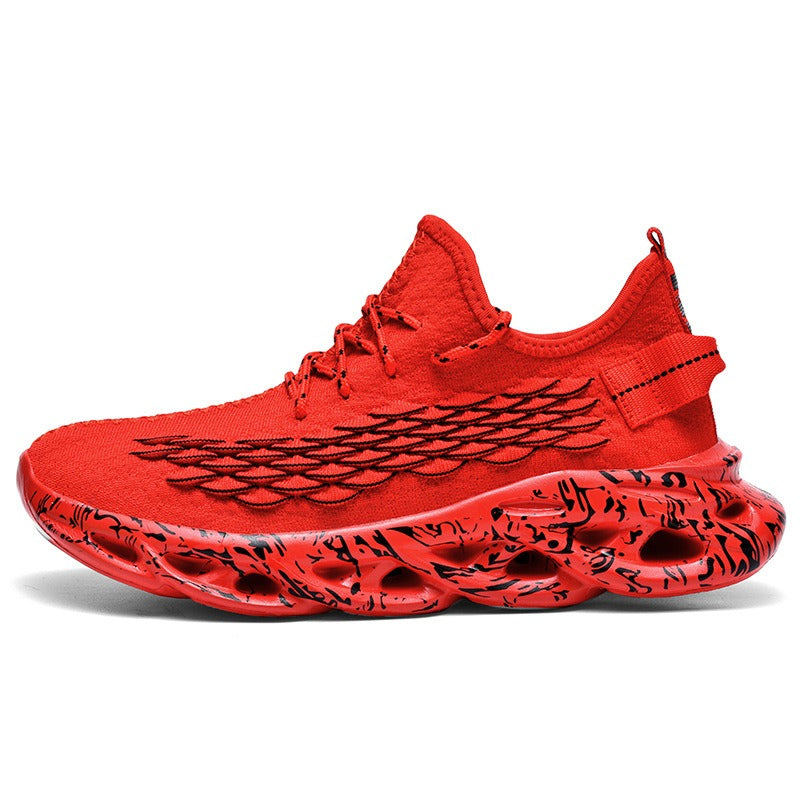 Blade shoes men's casual shoes men's fly woven mesh breathable running shoes men's mesh shoes