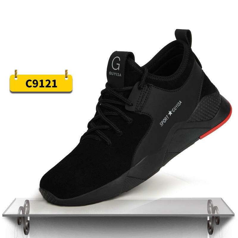 Indestructible Steel Toe Sneakers Men Women Lightweight Work Shoes Industrial Construction Shoes.