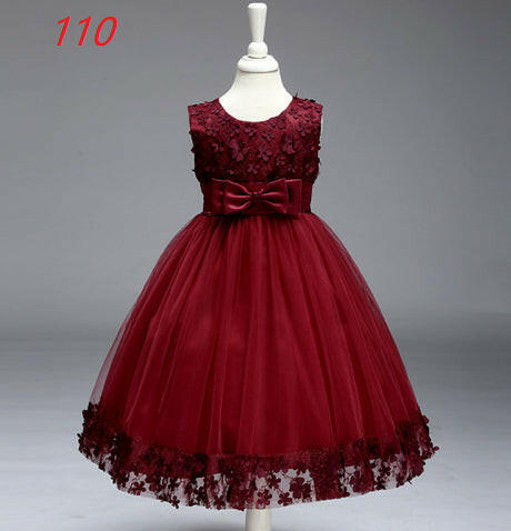 Summer Skirt Kids Girls Princess Tutu Flower Children Wedding Dress Wholesale Show Skirt.