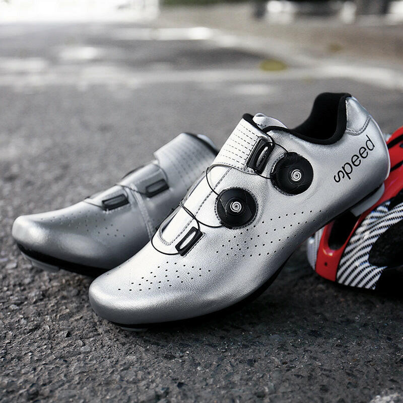 Professional Racing Road Bike Sneakers Colorful Light Breathable Self-locking Shoes.