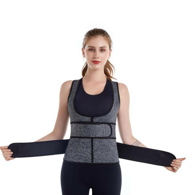 Neopren Waist Trainer For Women Workout Trimmer Belt Sauna Sweat Corset Cincher.