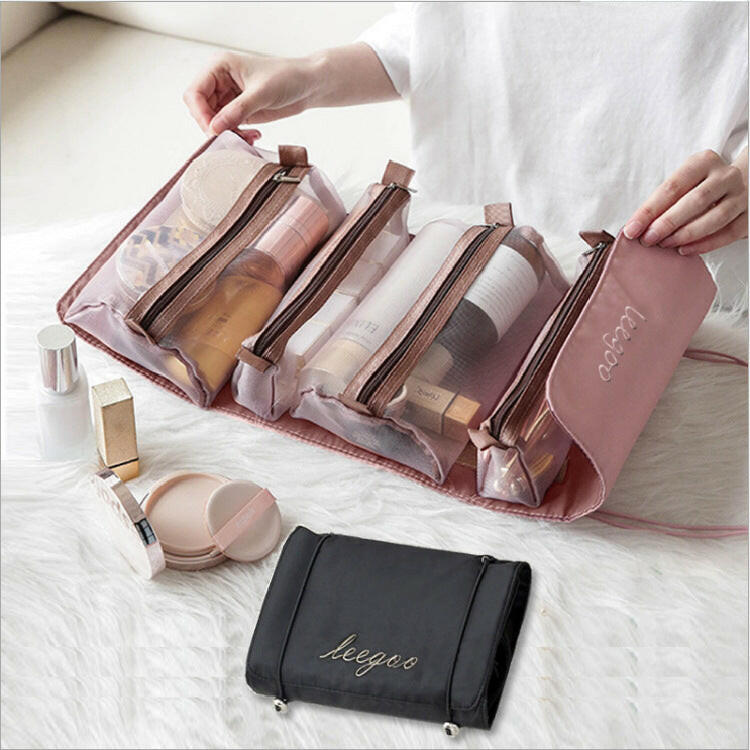 4pcs Cosmetic Bag Foldable Travel Bag.