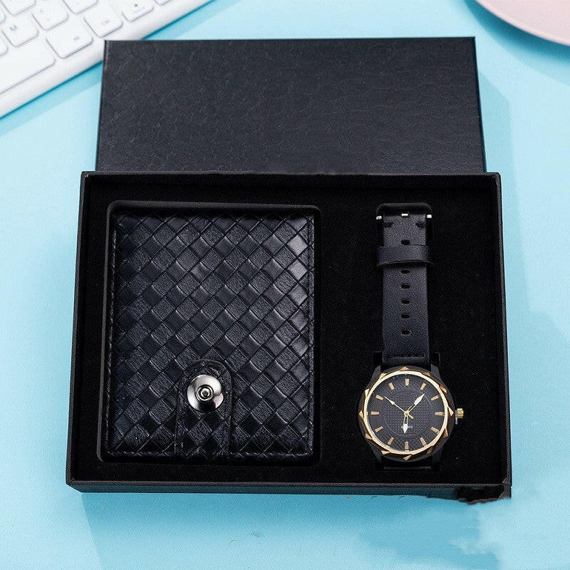 Luxury Business Watch Leather Bag Wallet Gift Set Men Kashur Mart .