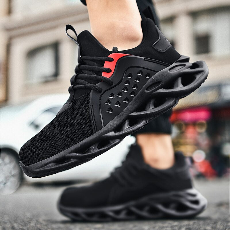 Men Casual Shoes Shoes Shockproof Lack Up Breathable Male Sneakers Height Increase Walking Gym Shoes