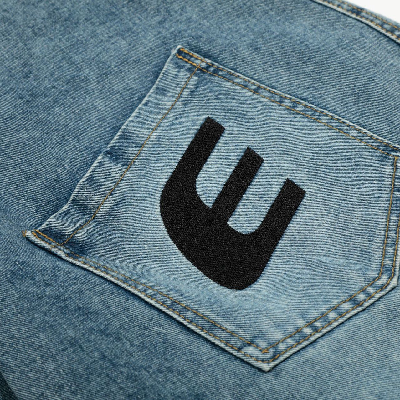 Street Style High-Street Unique Design Denim Long Pants