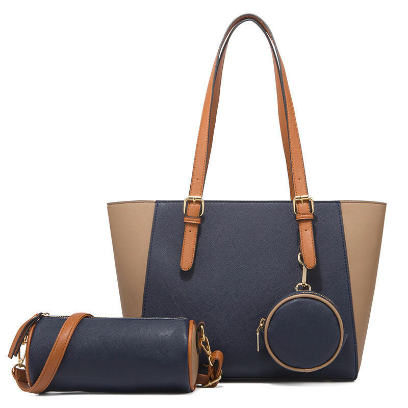 Fashion Large Capacity Three-in-one Saffiano Bag Portable Simplicity.