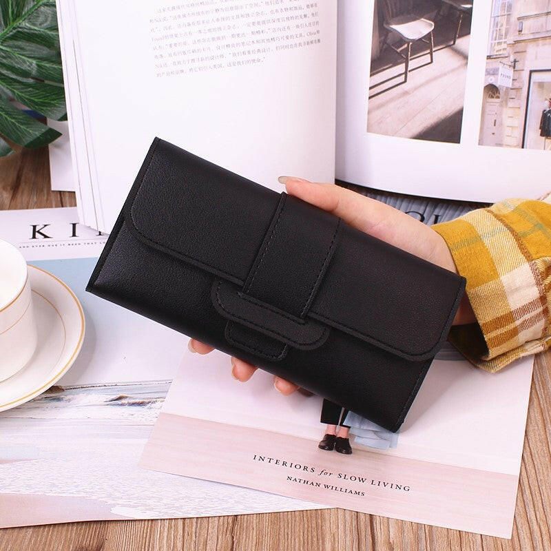 Women's Long Wallet Tri-fold Clutch Large Capacity Kashur Mart .