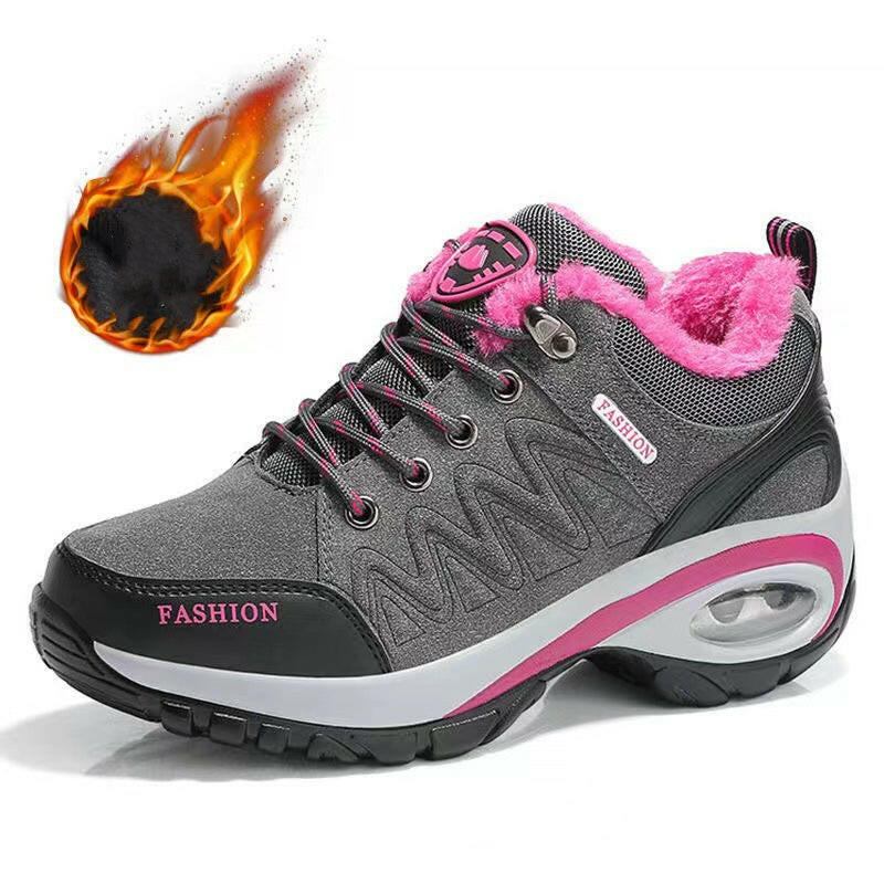 Autumn Winter Women Sneakers Air Cushion Design Platform Shoes.