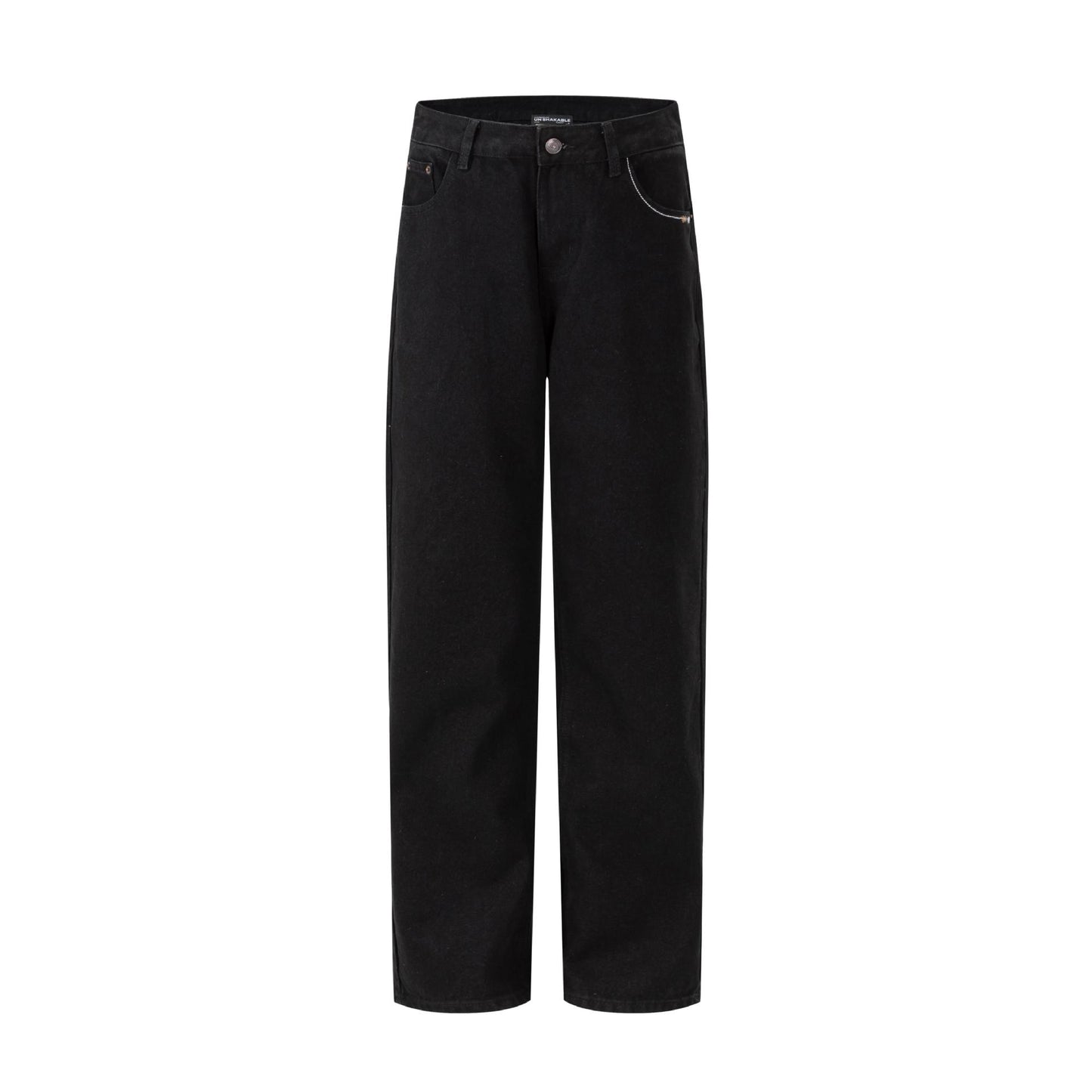 Casual and versatile denim high street loose pants