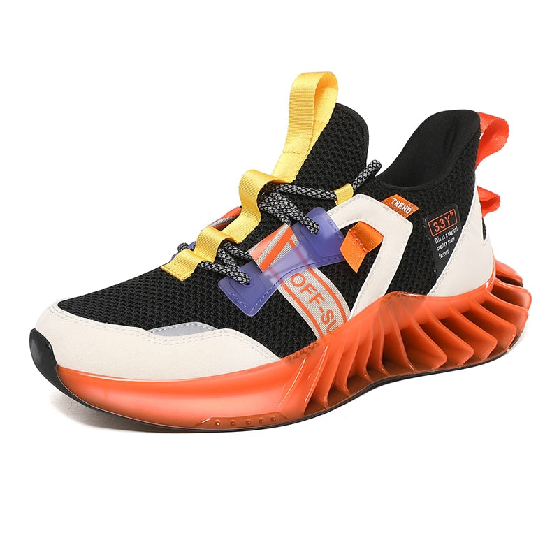 New Men Blade Shoes Casual Sneakers Men Soft High Quality Reflective Shoes Breathable Flying Woven Sneakers Male Chaussure Homme(A31 A32)