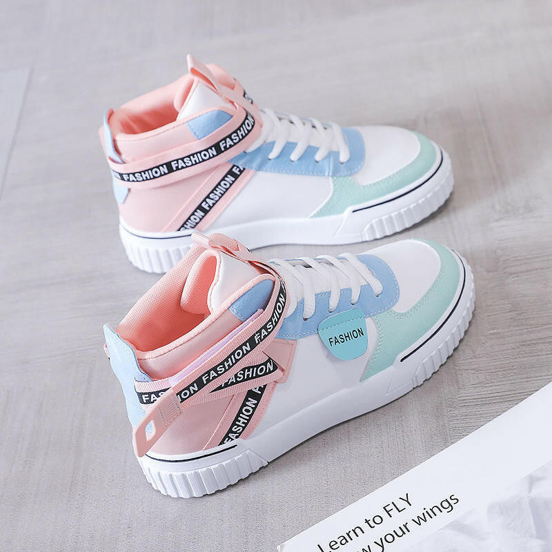 Sport All-match Student Female Whiteboard Shoes.