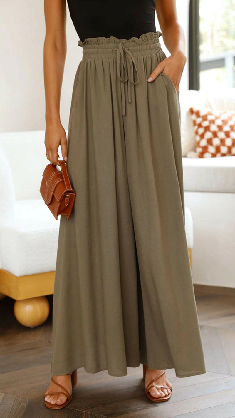 Womens Pants Wide Leg Loose Comfy Lounge Sweatpants With Pockets.