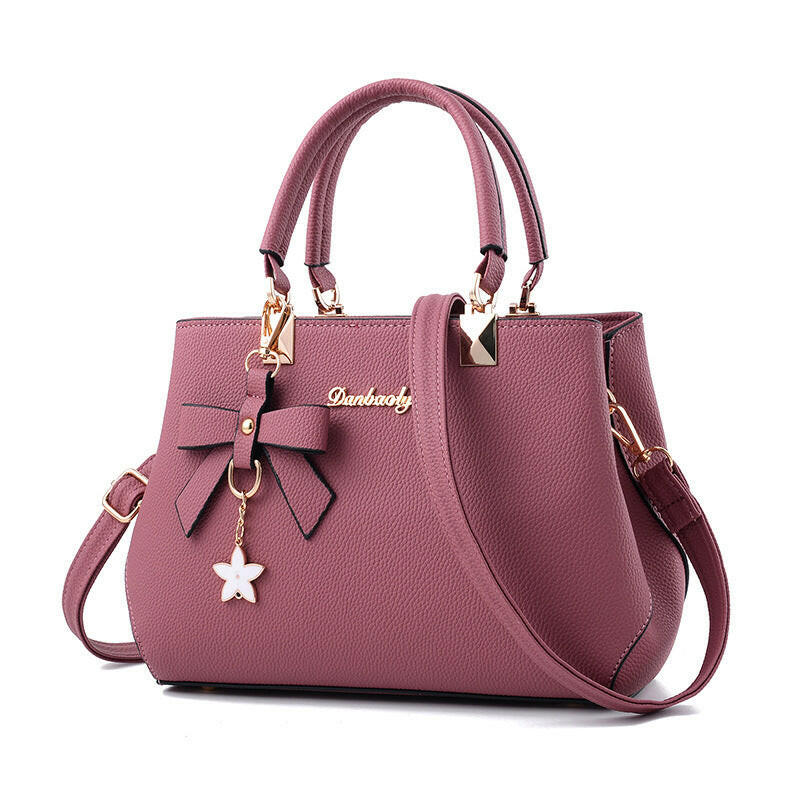 Women Shoulder Bag With Bowknot Star Pendant Totes Kashur Mart .