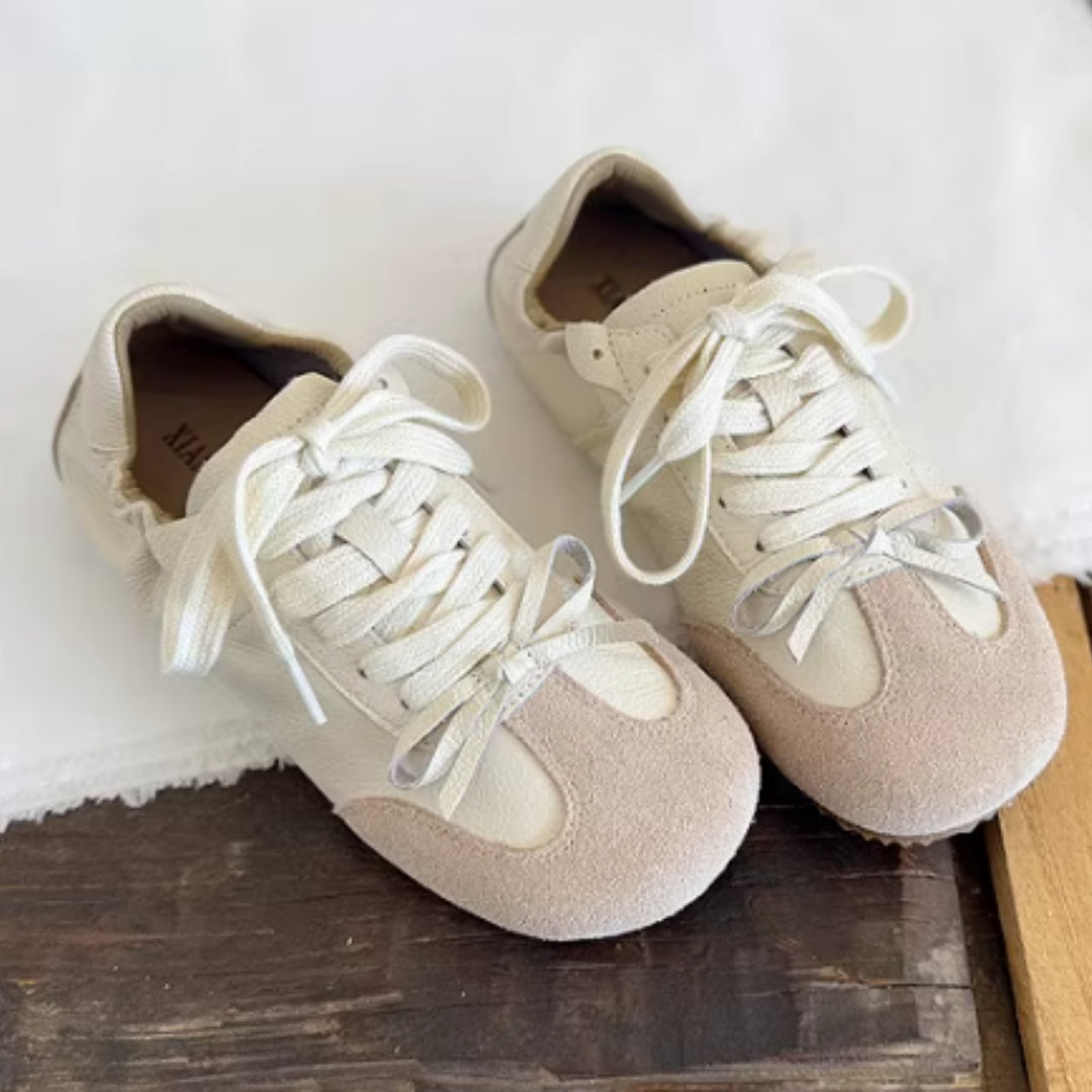 Women's Shoes Forest Style Literary College Style Genuine Leather Shit Feeling.