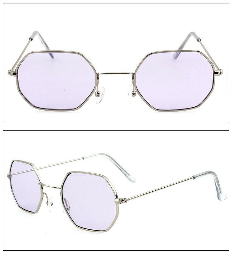 Sunglasses Ocean Piece Polygonal Sunglasses.
