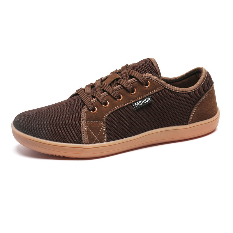 Wide Head Barefoot Shoes for Men and Women, Large Size 48, Casual Sports Shoes, Summer Breathable Mesh Shoes for Men