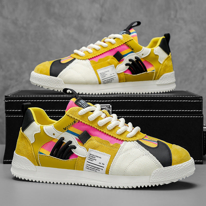 Thin Multi-Dopamine Agan Shoes Men's Mesh Breathable Fashion Versatile Casual Sports Sneakers