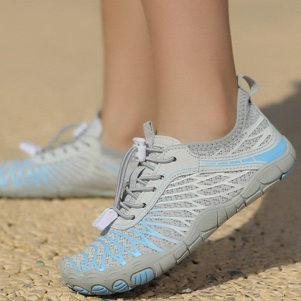 Outdoor children's quick-drying non-slip beach shoes, breathable wading shoes, soft-soled running shoes