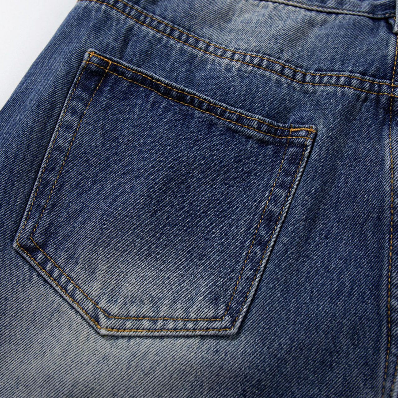 Street High-Street Premium Washed Flared Denim Trousers