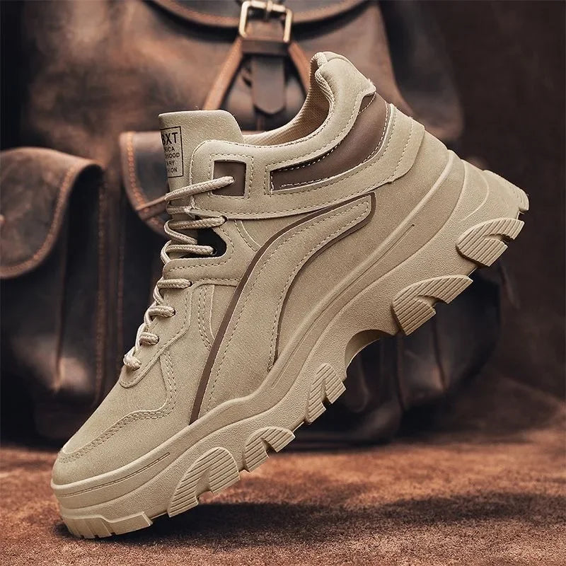 New sports anti slip work versatile, lightweight and casual men's construction site work labor protection trendy shoes