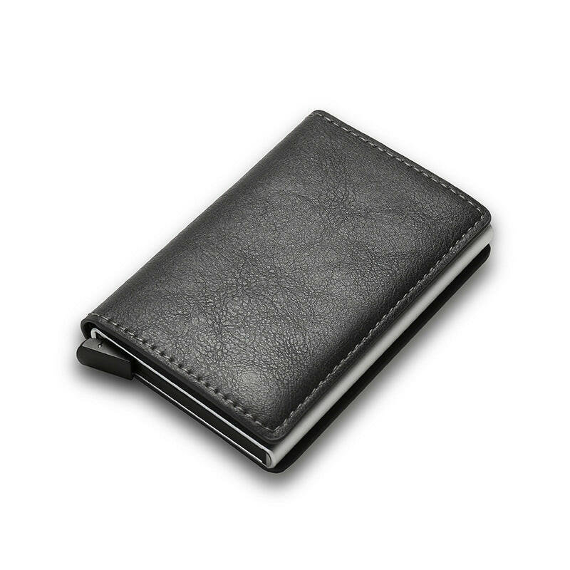 Credit Card Holder Smart Minimalist Wallet Pocket Men Women Slim Cardholder Bank Secure Creditcard Case Kashur Mart .
