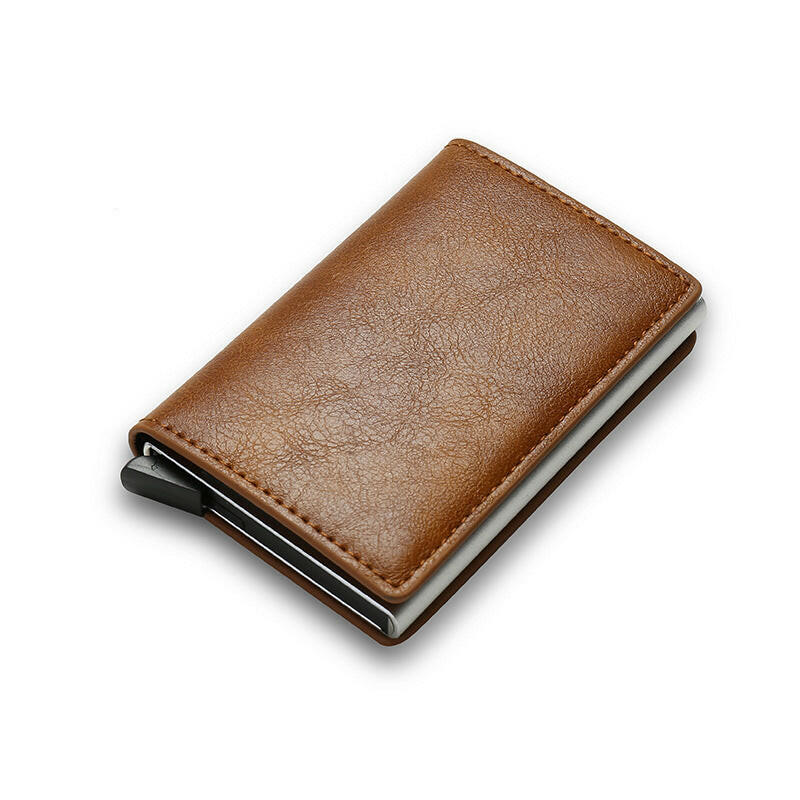 Credit Card Holder Smart Minimalist Wallet Pocket Men Women Slim Cardholder Bank Secure Creditcard Case Kashur Mart .