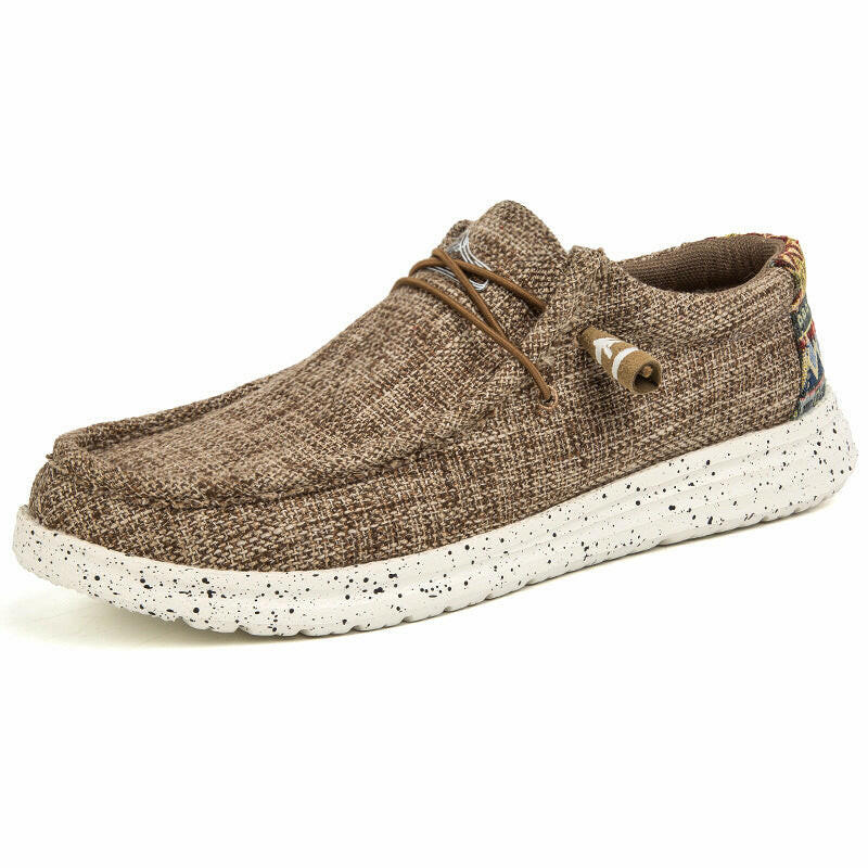Men Loafers Fashion Canvas Shoes.