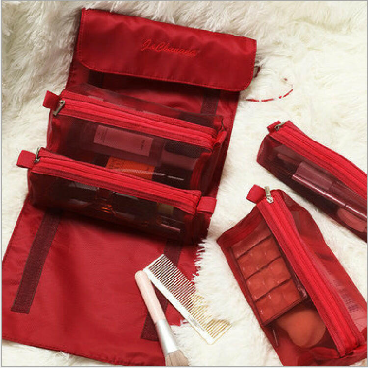 4pcs Cosmetic Bag Foldable Travel Bag.