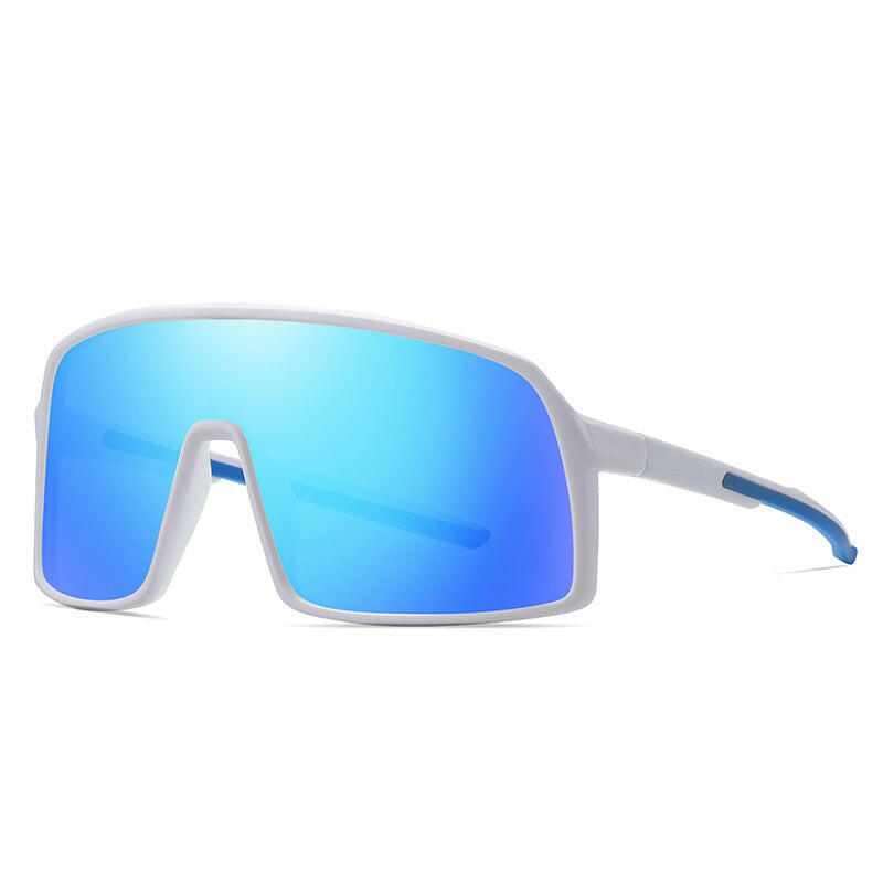 Mens Fashion Simple One Piece Large Frame Sunglasses.