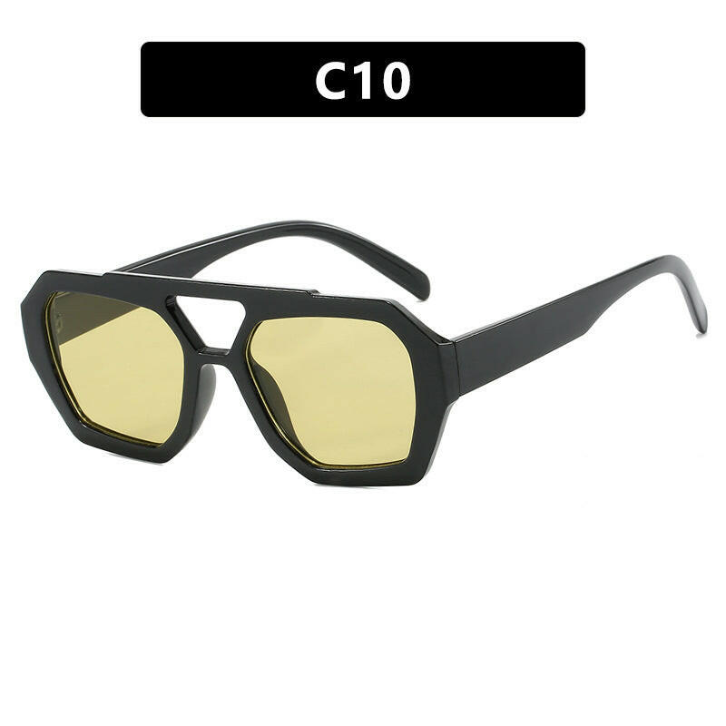 Ins Big Frame Leopard Sunglasses Summer Sunshade Beach Vacation Glasses.