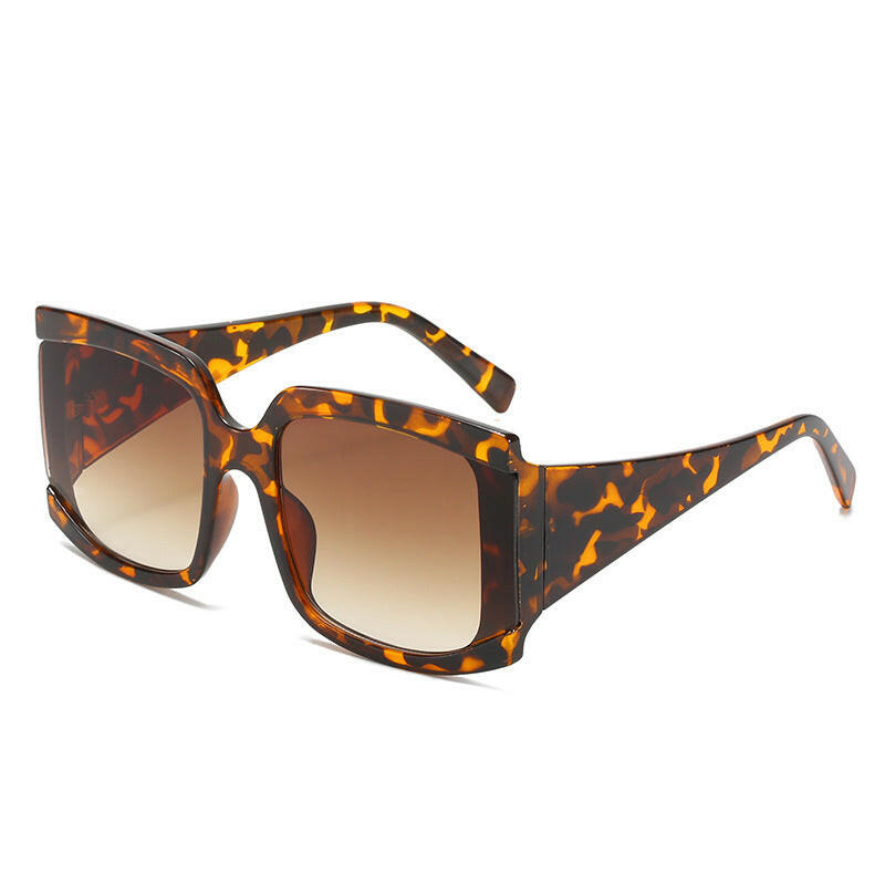 Square Large Frame Sunglasses Fashion Trend Sunglasses.