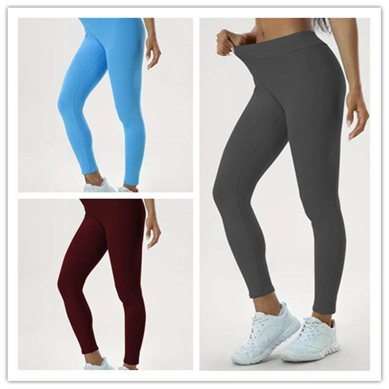 Women's Yoga Pants High Waist Lift High Elastic Tight Fitness Trousers.