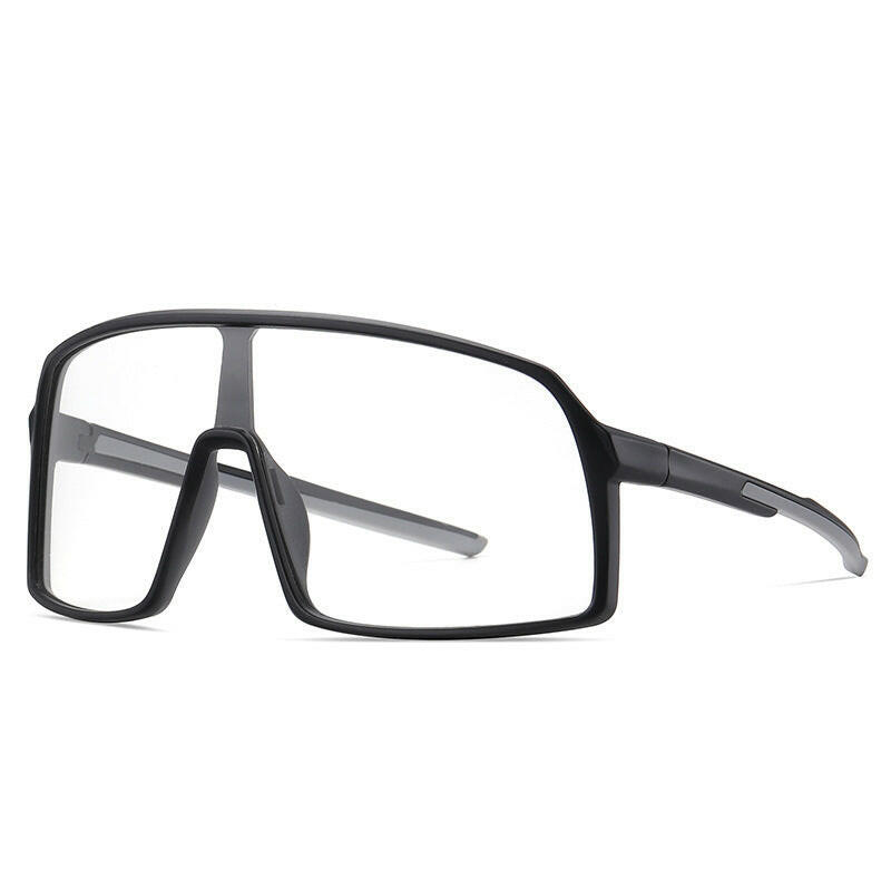 Mens Fashion Simple One Piece Large Frame Sunglasses.