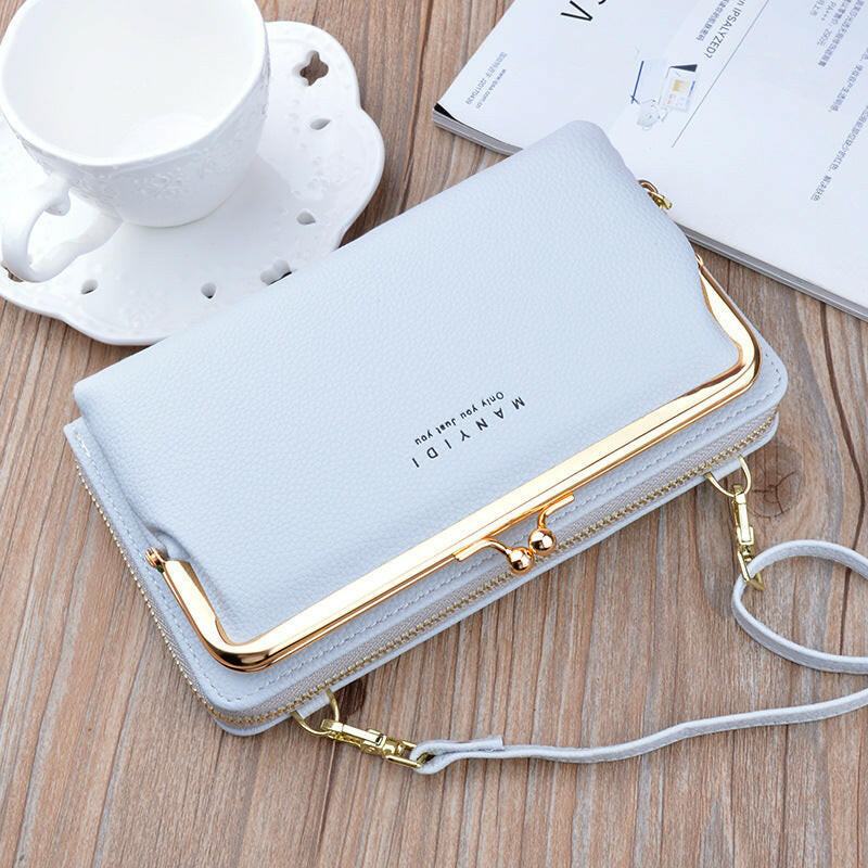 Lock Crossbody Bags Women Shoulder Bag Clutch Ladies Mobile Phone Bag Purse Handbag.
