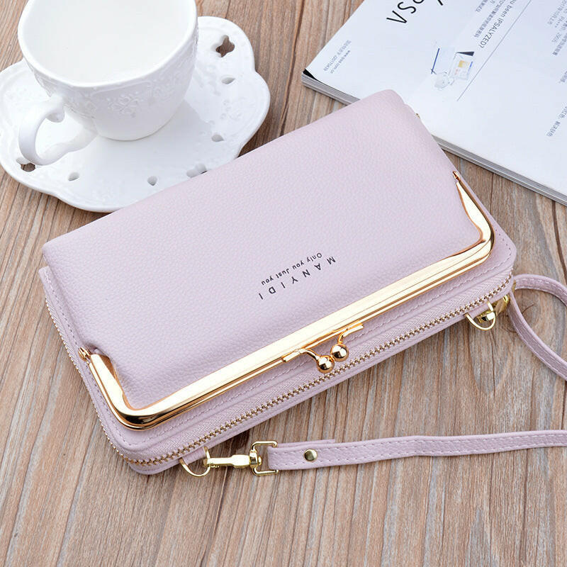 Lock Crossbody Bags Women Shoulder Bag Clutch Ladies Mobile Phone Bag Purse Handbag.