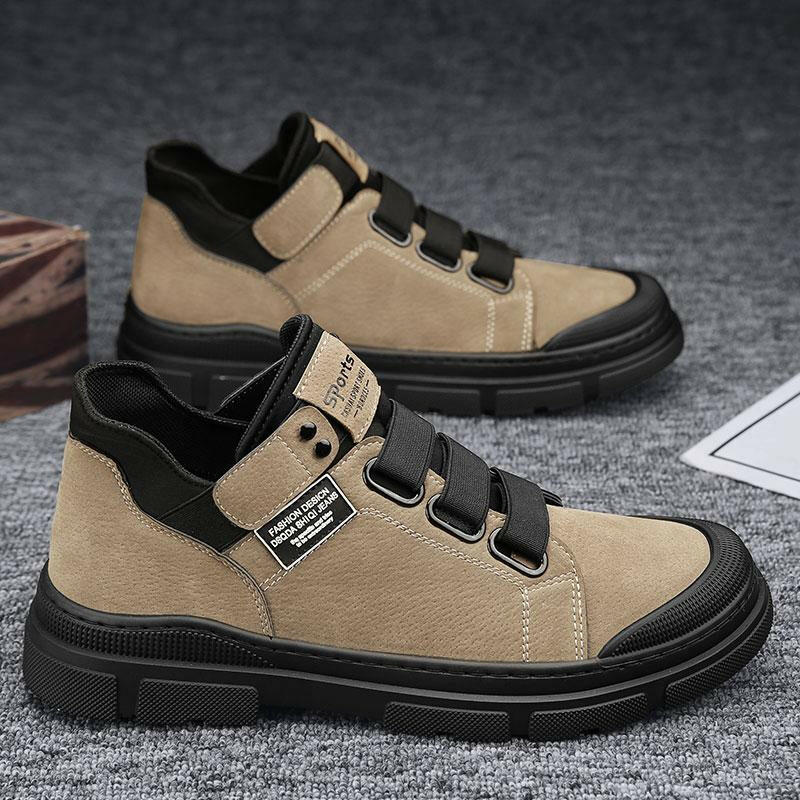 Sneakers Men Sports Shoes Elastic Band Flats Shoes.