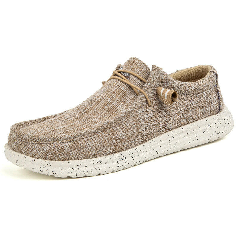 Men Loafers Fashion Canvas Shoes.