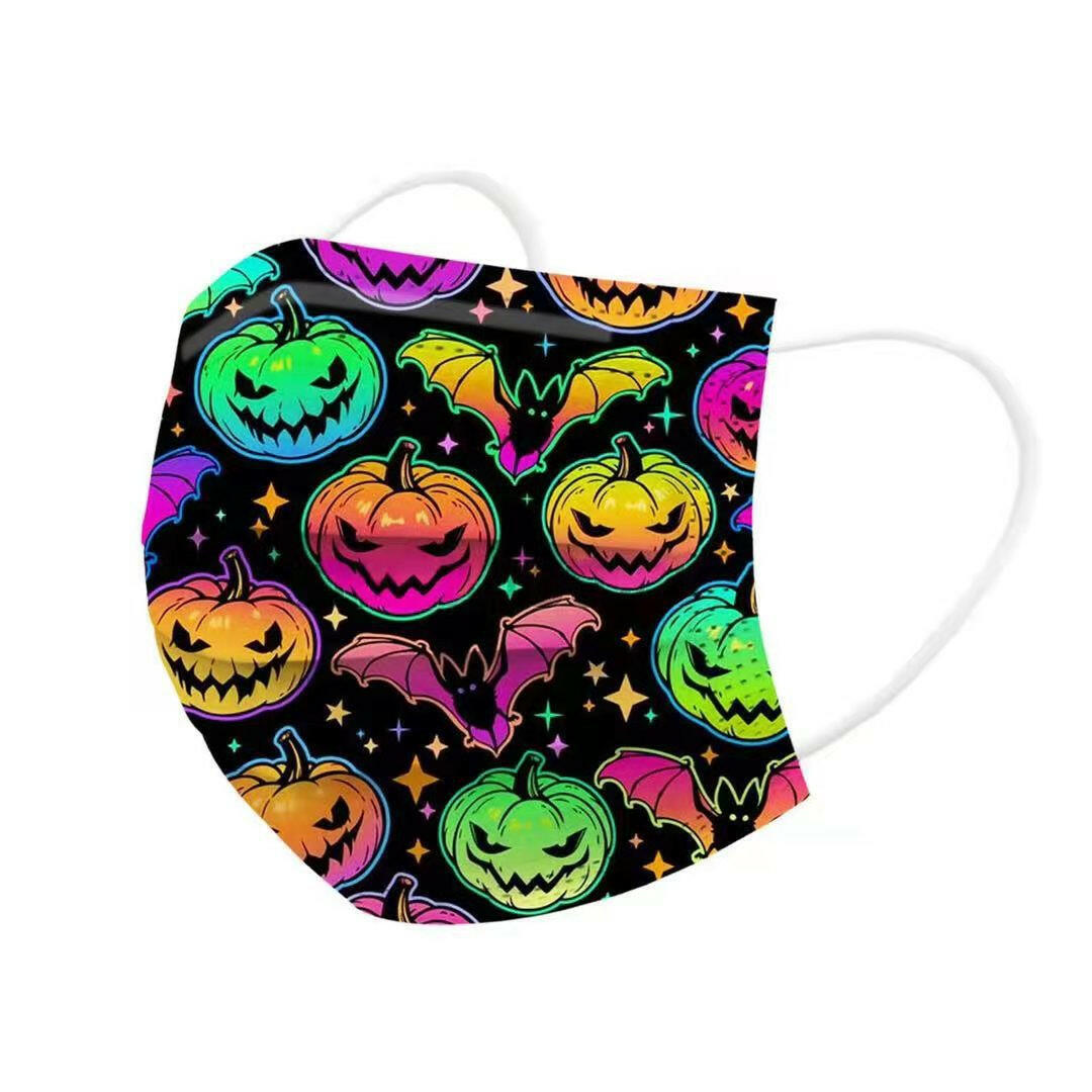 Halloween Masks Halloween Print Flat Masks.