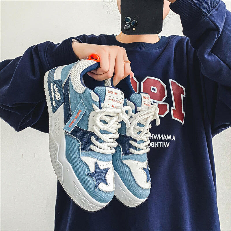 Breathable Casual Canvas Flat Shoes Men.